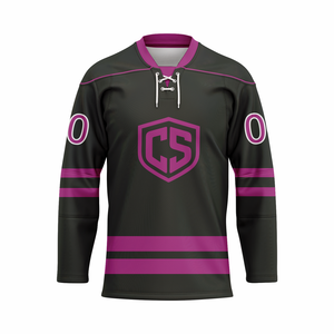 Derniers modèles d'uniformes de hockey sur glace personnalisés pour équipes, prix de gros professionnel, maillot de hockey sur glace de qualité supérieure - Product Image 5
