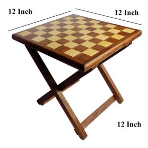 Wooden Foldable Chess <b>Table</b> <b>Game</b> with Storage Drawer Chess Coins Classic Strategy <b>Board</b> <b>Game</b> <b>for</b> Kids Teens Adults - Product Image 3