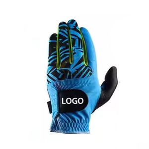 Gants de golf pour hommes de qualité supérieure, 100% cuir véritable avec revêtement antidérapant en peau de mouton, logo brodé élégant - Product Image 1