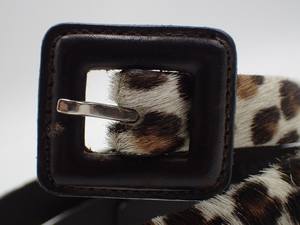 Cinturón de Cuero Vacuno Personalizable de Nuevo Diseño 2026 para Hombre y Mujer, Estilo Occidental con Pelo de Vaca - Product Image 6