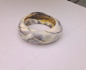 Wholesale New Arrival Handcrafted Round Solid Thick Resin Creative Fashion <b>Bangles</b> - Product Image 2