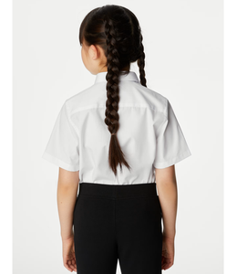 Camisas Escolares Unisex con Revestimiento Fácil de Planchar, Tela Resistente de Mezcla T/C, Uniformes para Niños con Cierres de Seguridad, 3-18 Años, OEM, Venta al Por Mayor, Personalizables - Product Image 2