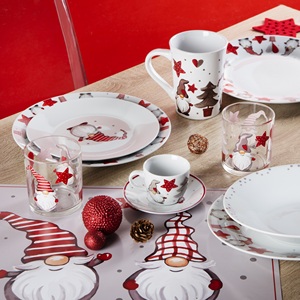 Set di 4 Tazze in Ceramica Excelsa Design Gnomo 38 Cl Multicolore - Product Image 3