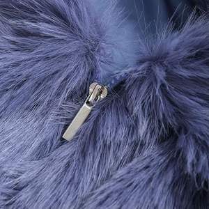 Veste Courte en Fausse Fourrure pour Femme Hiver 2025 – Manches Longues, Ouverte sur le Devant, Style Shaggy, Manteau Tendance - Product Image 4