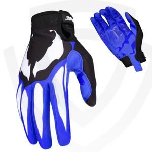 Guantes de Motociclismo de Cuero con Diseño Personalizado, Medios Dedos, para Invierno, con Protección para los Nudillos y Pantalla Táctil - Product Image 1