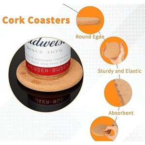 Ensemble de sous-verres en bois faits à la main Sous-verres en bois gravés au laser avec logo Sous-verres en bois dur de qualité supérieure - Product Image 4