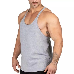 Chaleco Deportivo de Punto Vintage Talla Estadounidense, Logotipo Personalizado, 100% Algodón Transpirable, para Fitness, Running, Baloncesto, Entrenamiento, Gimnasio, para Hombre - Product Image 2