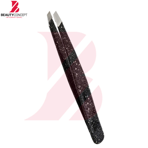 Pinzas de Acero Inoxidable Negras 2026, Modernas y Personalizadas, Ideales para Dar Forma a las Cejas, Depilación Facial y Recorte - Product Image 2