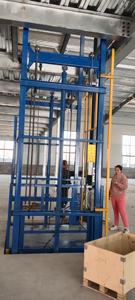 Meilleur prix, équipement de levage de matériaux d'entrepôt, élévateur hydraulique de marchandises, 10000 kg, 10 tonnes, élévateur de fret - Product Image 2