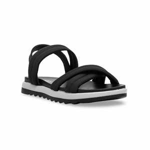 Sandalia negra con tacón formal PU0296 - Product Image 2