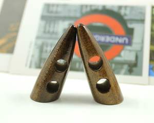 Botones de Cuerno Natural Pulidos, Hechos a Mano, Ecológicos y de Alta Calidad, Modernos, para Prendas de Vestir, Hechos con Cuerno de Búfalo - Product Image 2