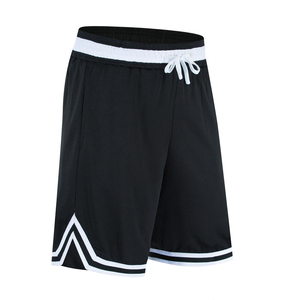 Shorts de basketball personnalisés pour hommes adultes, été, fins, amples, respirants, séchage rapide, sport, polyester, tissage filé, coupe courte - Product Image 3