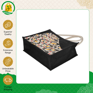 Bolsa de Yute Ecológica y Elegante con Diseño Personalizado y Logotipo, Fabricada en India, con Asa de Cinta de Algodón Resistente y Amplio Espacio - Product Image 2