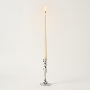 Nordic Sculptural Silver Metal <b>Candle</b> Holder Modern High-End Metal Candlestick With Weighted Base For Romantic <b>Dinners</b> Festive - Product Image 3