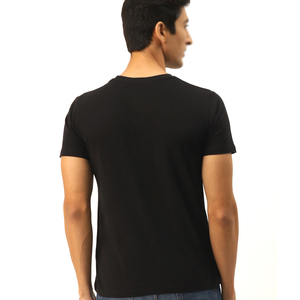 Prix d'usine, vente en gros, t-shirts de fitness pour hommes, coupe ajustée, tricotés, en spandex/polyester, confortables, pour l'entraînement sportif - Product Image 3