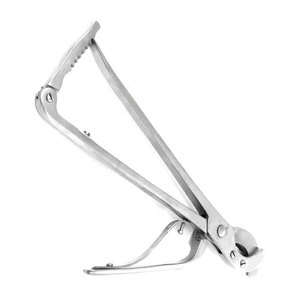 Pince de castration professionnelle en acier inoxydable avec mécanisme à cliquet, instrument chirurgical vétérinaire robuste - Product Image 2