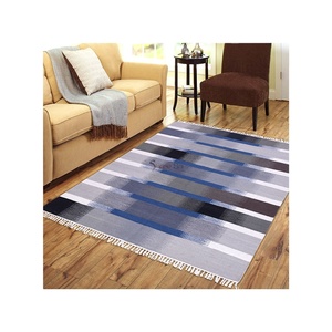 Stylish Modern Geometric Embroidered Woven 100% <b>Wool</b> <b>Cotton</b> Rug Large Size Area Rugs Sets Handmade for Kitchen Use Wholesale - Product Image 1