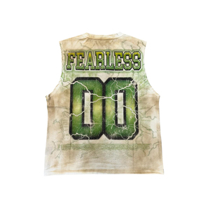 Camiseta sin mangas Eyre Sports Wear personalizada, de algodón grueso con estampado gráfico y lavado ácido, estilo oversize y corte holgado para hombre. - Product Image 6