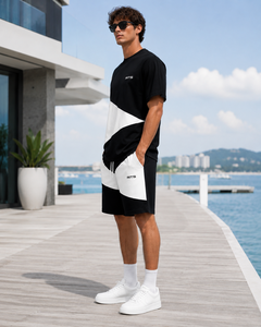 Conjunto de Camiseta y Pantalones Cortos para Hombre RITS, Cuello Redondo, Estilo Casual de Verano, Transpirable, Tejido de Algodón de 200g, Estampado Digital, Precio Económico - Product Image 5
