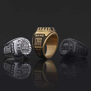 Anillo Universitario BOJ MCollege 017 Personalizado en Plata con Diamantes, Anillo de Graduación Unisex, Certificado GIA, Micro, Bajo Precio - Product Image 3