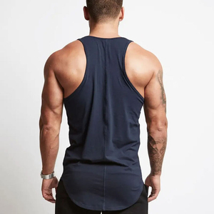 เสื้อกล้ามออกกำลังกายผู้ชายแบบเรียบ ดีไซน์เองได้ ไม่มีแขน เสื้อกีฬา เสื้อกล้ามฟิตเนส เสื้อกล้ามโชว์กล้ามเนื้อ เสื้อยืดผู้ชาย - Product Image 6