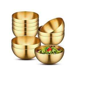 Cuenco redondo de cobre y latón para servir comida, cuenco decorativo para servir en el hogar, cocina, entrada, mesa, cuencos de latón para decoración. - Product Image 4