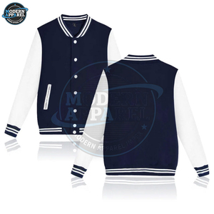 Chaquetas de Béisbol Personalizadas al Por Mayor con Número Cosido para Equipos Escolares, Chaquetas Varsity Económicas para Niños - Product Image 2