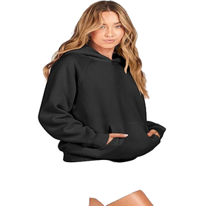 Little Paws Trainers Sudadera con capucha de lana para mujer, de invierno, de punto, de manga larga, de longitud regular, impermeable, resistente al viento, transpirable - Product Image 1