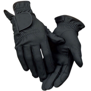 Custom Summer Leather Horse Riding <b>Gloves</b> <b>with</b> Hand <b>Grips</b> Non-Slip Breathable Adjustable Wrist Strap Full Finger Design Unisex - Product Image 5