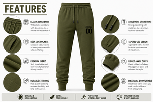 Pantalon de jogging pour homme, style athlétique, coton premium, coupe décontractée, tissu en coton, respirant, séchage rapide, pantalon formel - Product Image 5