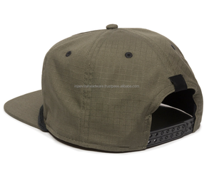 Chapeau de relance à bord plat personnalisé avec corde en caoutchouc Patch Streetwear casquette de sport Sports de plein air marque Promotion en gros-Injae Vina - Product Image 3