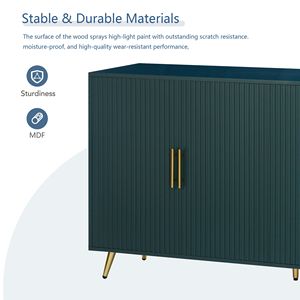 Mobile TV Blu Navy Regolabile con Armadietto Contenitore, Consolle TV in Legno per Soggiorno e Camera da Letto, Credenza - Categoria Prodotto - Product Image 6