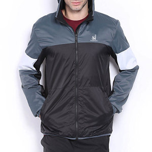 Comfortable <b>Winter</b> <b>Running</b> Windbreaker <b>Jacket</b> Durable Lightweight Hooded Front Logo Sports Wear Men's Clothing - Product Image 2