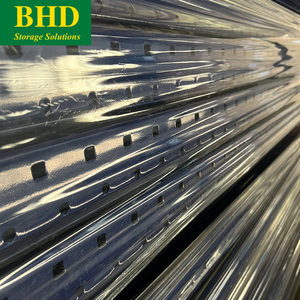 Powder Coating Heavy Duty Stainless Teardrop Pallet Rack Welded Upright Frame Corrosion Protection American Standard Made - Product Image 2