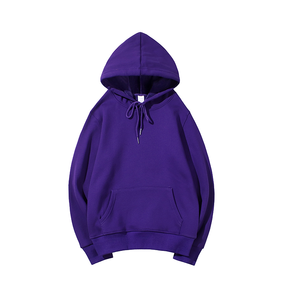 Custom High Quality 100% Cotton <b>Thick</b> <b>Fleece</b> Pullover Custom Front Logo Winter Hoodie Heavyweight Regular Fit Hoodie for Men's - Product Image 5