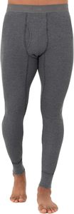 Leggings Negros de Cintura Alta para Hombre, Ajustados, de Punto, de Algodón y Poliéster, Casuales de Invierno, de Color Sólido, Transpirables, Térmicos, de Secado Rápido, Estilo Vintage - Product Image 4