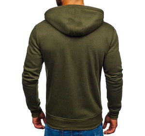 Sudadera con Capucha Personalizada de Alta Calidad para Hombres Adultos, Básica, de Algodón Mezclado, con Impresión Personalizada - Product Image 4