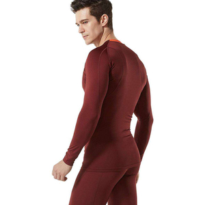 Chemises de compression personnalisées pour hommes, imprimées, respirantes, à manches longues, col rond, séchage rapide, vêtements de sport, vente en gros OEM/ODM - Product Image 4