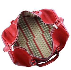 Bolsa de lona de cuero genuino en oferta, diseño personalizado, gran capacidad, para deportes, viajes, gimnasio, unisex, con calidad duradera. - Product Image 6