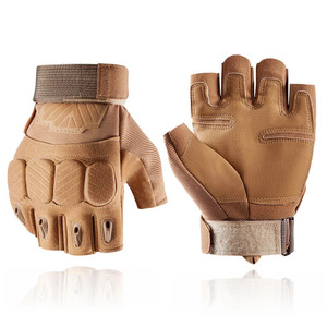 Gants tactiques personnalisés à demi-doigts avec protection des articulations, respirants et légers pour la gym, les sports et la moto - Product Image 5