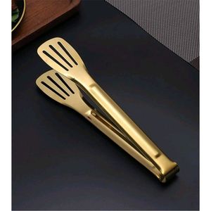 Professional Stainless Steel Kitchen Tong Heavy Duty Locking <b>BBQ</b> Grill Food Serving Tong Silicone Heat Resistant Cooking Utensil - Product Image 4