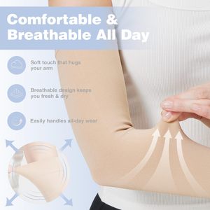 Manguito de brazo personalizado para béisbol y golf - Secado rápido, ligero, protección UV para deportes al aire libre (correr/ciclismo/baloncesto) Unisex 100% - Product Image 4