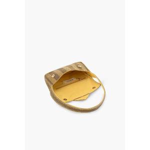 Sac à bandoulière en perles dorées fait main pour femme – Élégant sac à main perlé pour mariage, soirée et occasions spéciales - Product Image 4