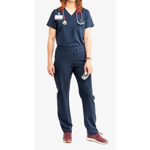 Nouvel ensemble de blouses et pantalons de travail à manches courtes pour hommes et femmes, idéal pour les hôpitaux, les cliniques vétérinaires, les médecins, les chirurgiens et le personnel médical. - Product Image 5