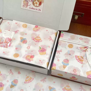 Luxury Custom Printed Tissue Paper with Logo for Gift <b>Box</b> Packaging Branded Wrapping Tissue Paper - Product Image 3