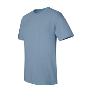 Camiseta de Manga Corta con Cuello Redondo Azul Claro para Hombre Relevo, Corte Regular, Informal, Transpirable, de Algodón Jersey, con Diseño de Letras Estampadas y Logotipo Frontal - Product Image 2