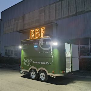 Remorque alimentaire entièrement équipée en acier inoxydable, personnalisable, restauration rapide, restauration mobile, café, snack, camion de nourriture pour usage <span class=keywords><strong>commercial</strong></span> - Product Image 1