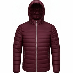 Chaqueta Acolchada Unisex de Primera Calidad, con Cierre, Talla Grande, para Primavera, Cálida, Personalizada, Impermeable, con Bordado Frontal de Alta Calidad - Product Image 1