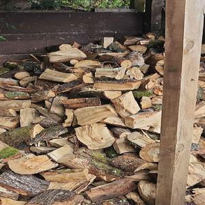 Bois de chauffage en sciure de bois compressée blanche écologique séchée au four, prête à brûler, pour chauffage, camping, foyers, stockage d'énergie, 15 kg - Product Image 2