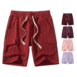 Shorts Cargo Unisex Extra Grandes de Algodón y Poliéster, Pierna Ancha, con Cordón Ajustable, Estilo Hip Hop, Transpirables, Casuales de Verano, Personalizables - Product Image 3